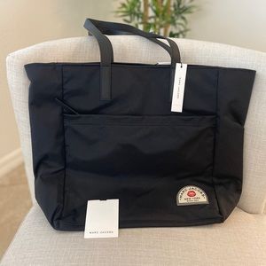 Marc Jacobs oversized black nylon tote! New.